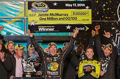 Jamie McMurray won the All-Star Race, but son Carter got the prize