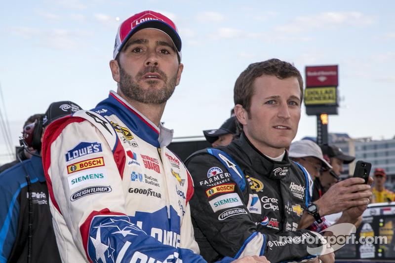 Jimmie Johnson and Kasey Kahne