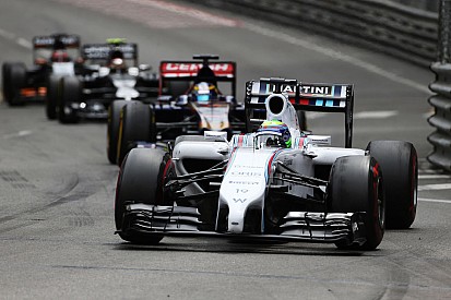 Massa pushes hard to collect points for Williams in Monaco