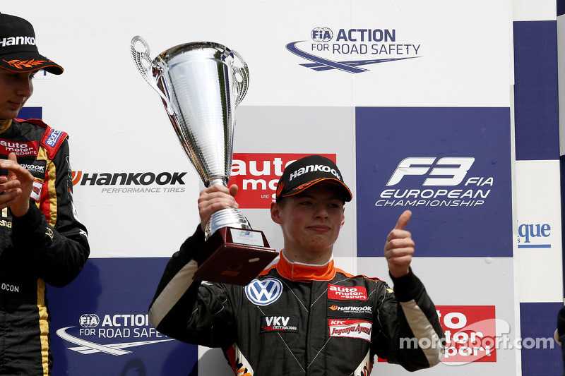 Verstappen says F1 world 'talking about' son Max