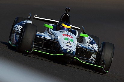 Racing incident ends strong drive by Sebastien Bourdais in Firestone 600