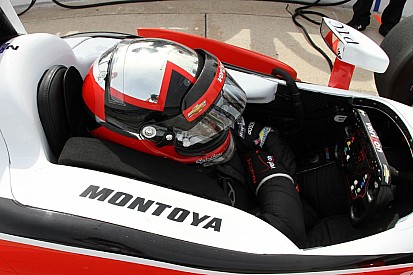 Montoya having fun racing with Team Penske