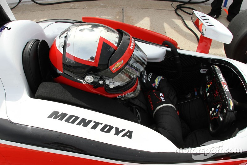 Montoya having fun racing with Team Penske