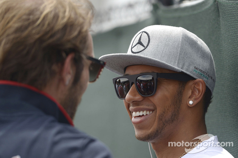 Lewis Hamilton spotted at Maranello