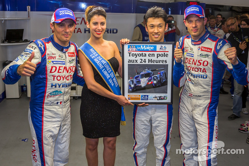 Toyota Racing on pole at Le Mans