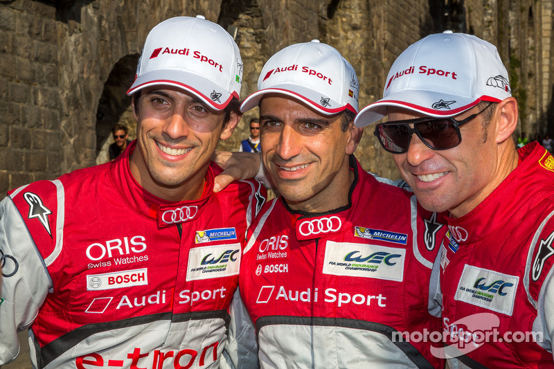 Many celebrities visit Audi at Le Mans