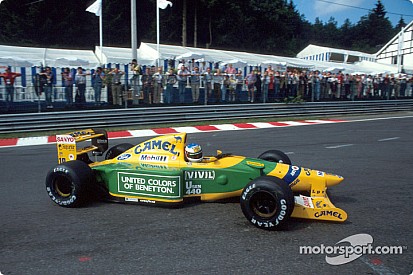 Schumacher Benetton on display at Goodwood Festival of Speed