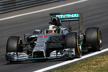 Mercedes driver needle heads into Silverstone