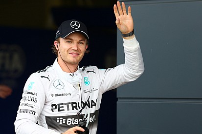 Mercedes' Rosberg scored his fourth pole position of the year at Silverstone
