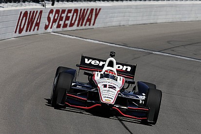 Penske on top during IndyCar practice at Iowa