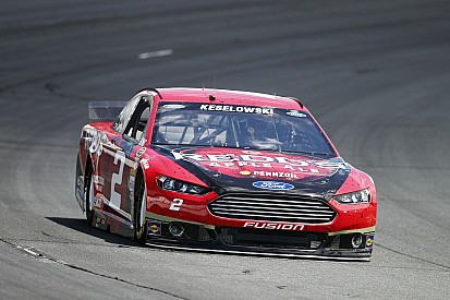 Keselowski exhibits top speed during Saturday practices at Magic Mile