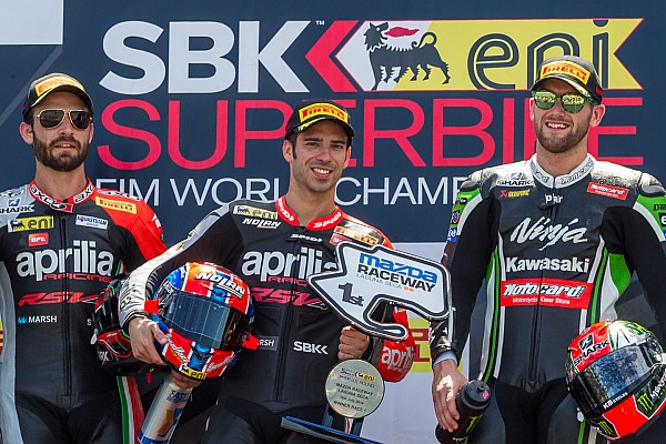 Melandri heads Aprilia one-two in first race