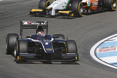 Evans hangs on to win dramatic 200th feature race at Hockenheim