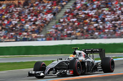 Sauber's Gutiérrez finished the German GP in 14th