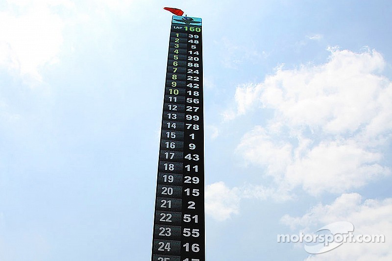 New scoring pylon at Indianapolis Motor Speedway