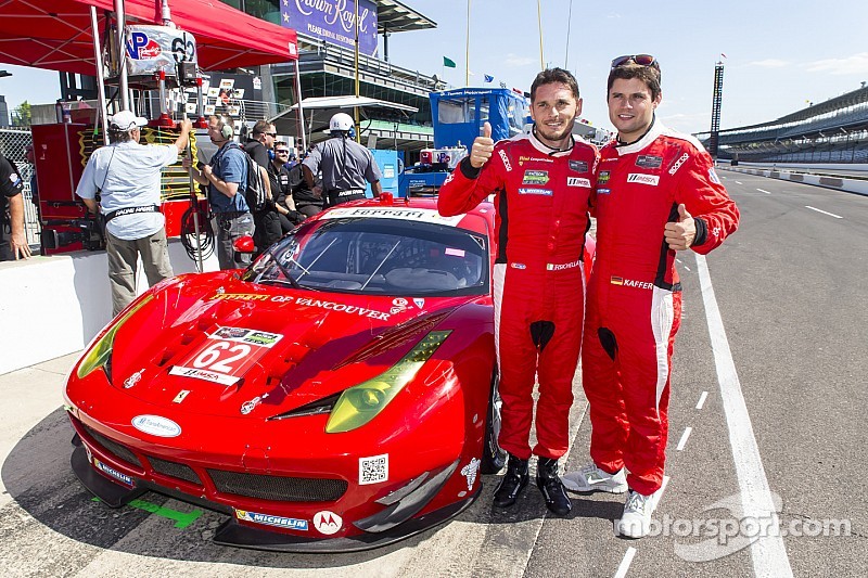 Fisichella, Cameron take GT poles at the Brickyard