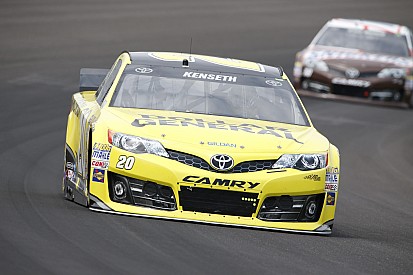 Kenseth encouraged after Sprint Cup practice for the Brickyard 400