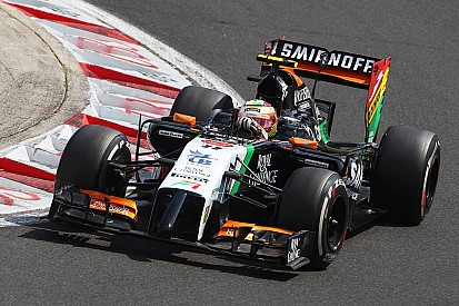 Hulkenberg end the qualifying session in ninth place with Sergio Perez in P13