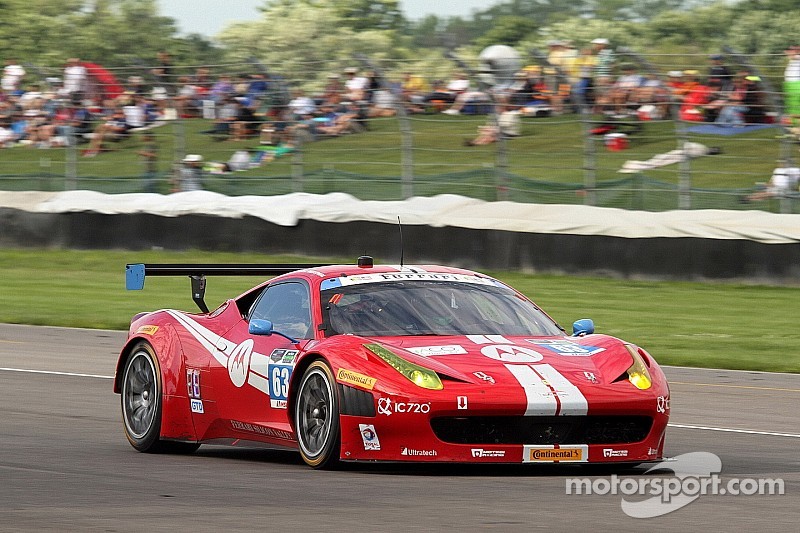 Scuderia Corsa kisses the Bricks at Indianapolis