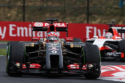 Maldonado finishes 13th in an unfortunate Hungarian GP for Grosjean