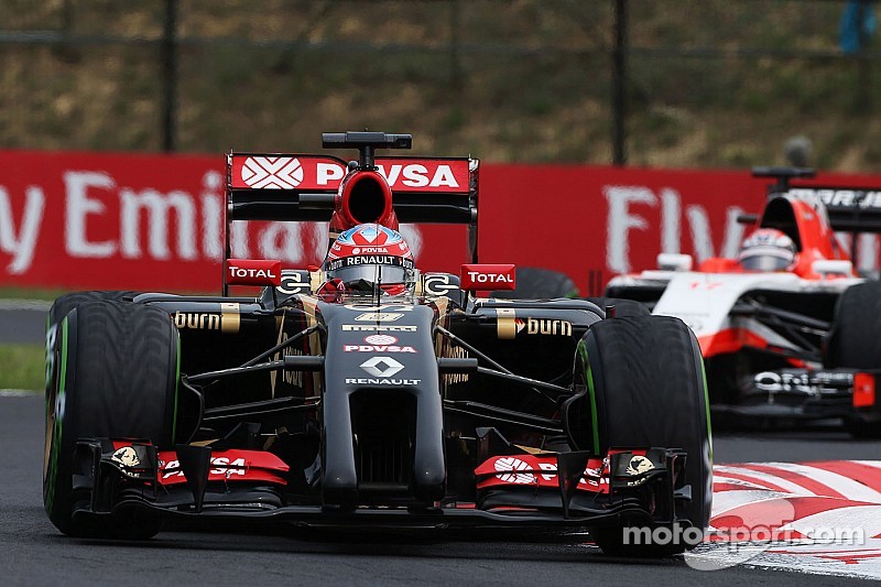 Maldonado finishes 13th in an unfortunate Hungarian GP for Grosjean