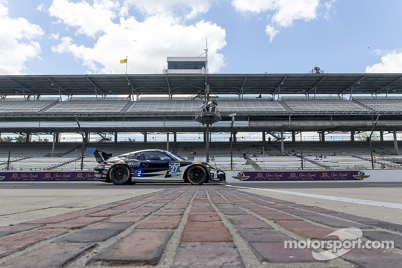 Dempsey Racing endures at the Brickyard Grand Prix to earn a top-10
