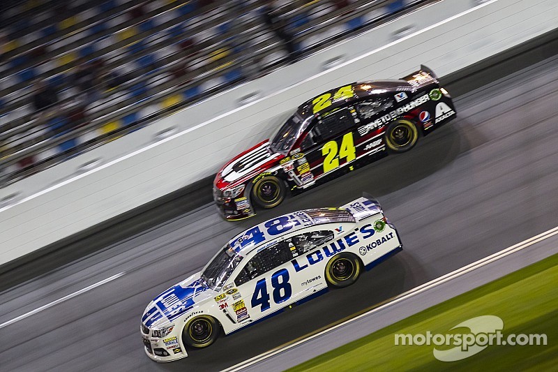 Jimmie Johnson and Jeff Gordon