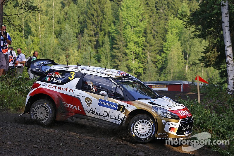 Kris Meeke gathers speed in Finland