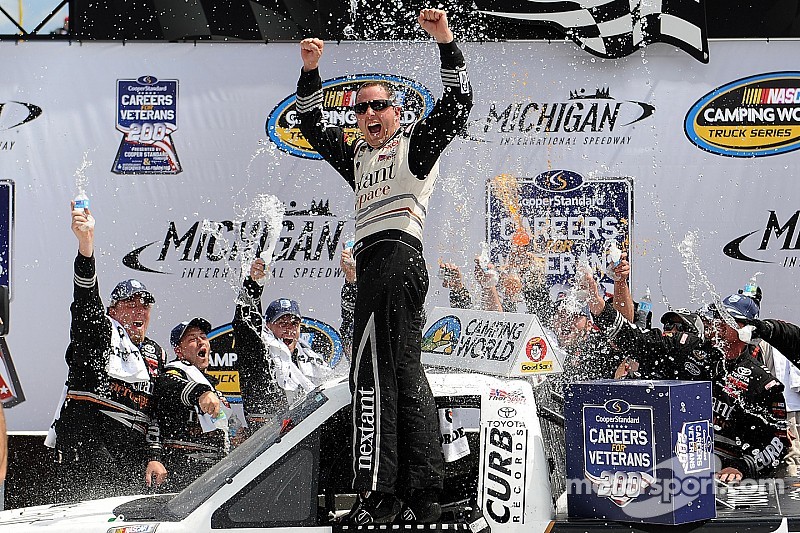 Sauter holds off teammate in ThorSport 1-2 finish at Michigan