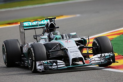 Rosberg fastest in opening practice for Belgian Grand Prix