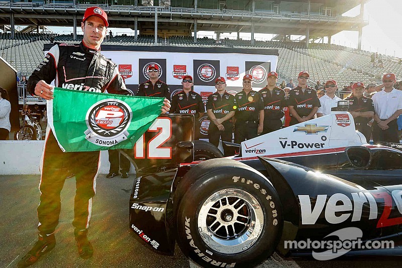 Championship leader Will Power takes Sonoma pole