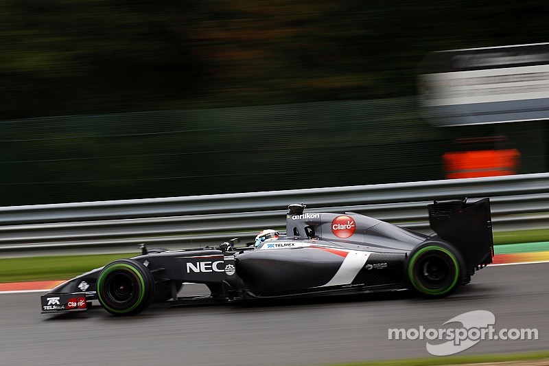 Sauber not fast enough in Spa-Francorchamps