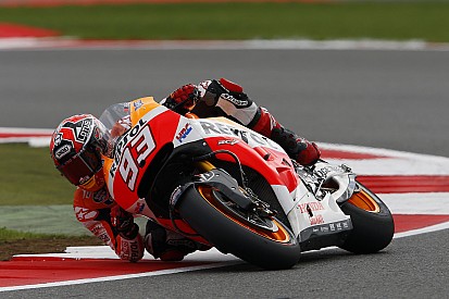 Bridgestone: Marquez runs riot in cool conditions to take pole position at Silverstone