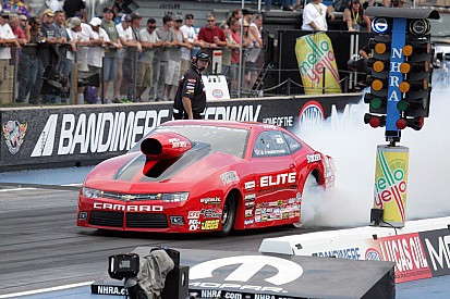 Enders-Stevens all smiles after 'beating' husband in Indy's Q3