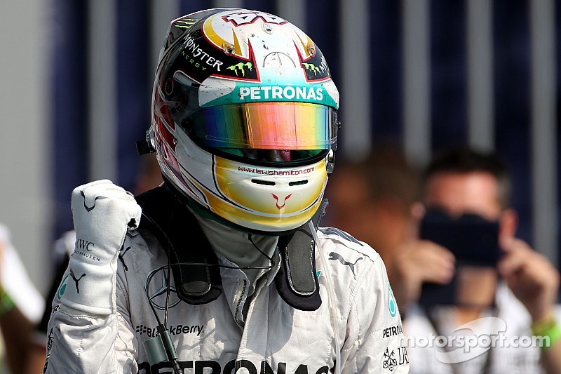 Hamilton won the 2014 Italian GP with Rosberg second
