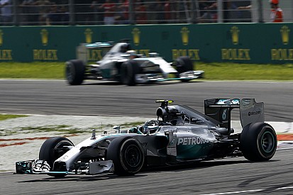 'Luck' helped Hamilton win in Monza - Rosberg