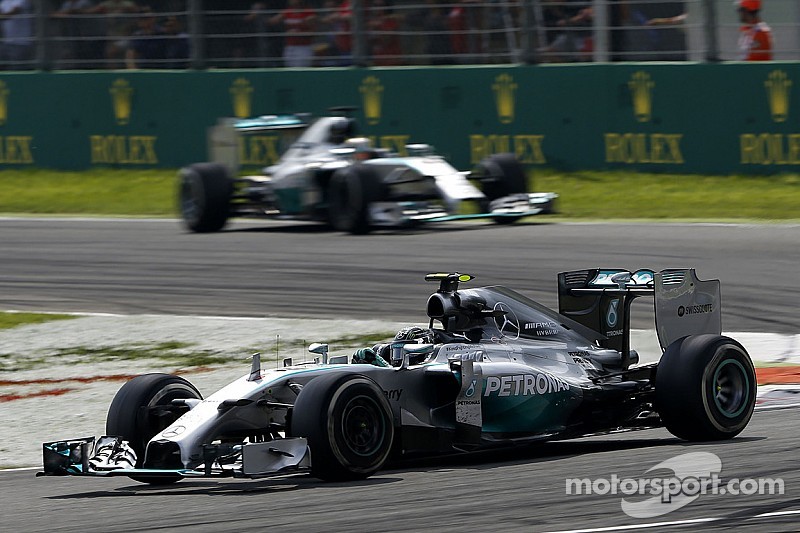 'Luck' helped Hamilton win in Monza - Rosberg