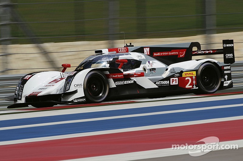 #2 Audi Sport Team Joest Audi R18 e-tron quattro: Marcel Fässler, Andre Lotterer, Benoit Tréluyer