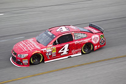 Catch me if you can: Kevin Harvick tops qualifying for the third-straight time at Kansas