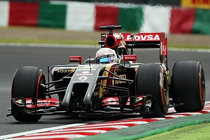 Lotus endured a frustrating qualifying session for the Japanese GP