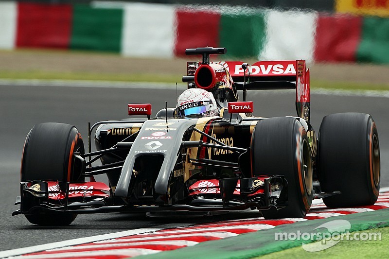 Lotus endured a frustrating qualifying session for the Japanese GP