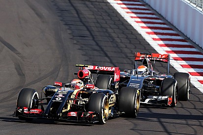 Grosjean led home Maldonado in the first Russian GP at the impressive Sochi Autodrom