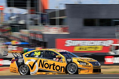 Nissan presents Moffat with hilarious gift for second place finish at Bathurst