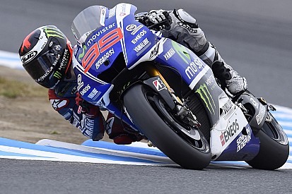 Lorenzo tops Philip Island practice despite suffering minor crash