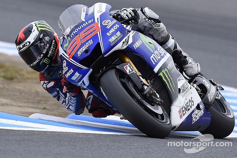 Lorenzo tops Philip Island practice despite suffering minor crash