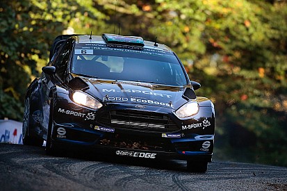 M-Sport World Rally Team’s Mikko Hirvonen in the hunt