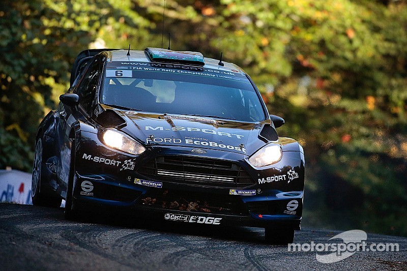 M-Sport World Rally Team’s Mikko Hirvonen in the hunt
