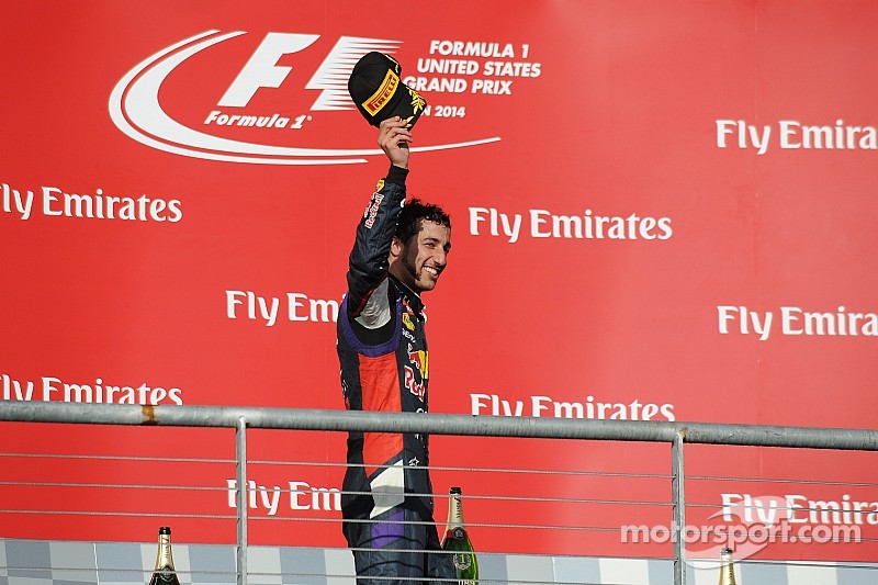 Podium for Ricciardo in USA