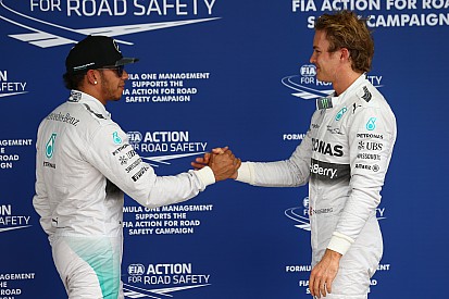 Rosberg edges Hamilton for Brazil pole