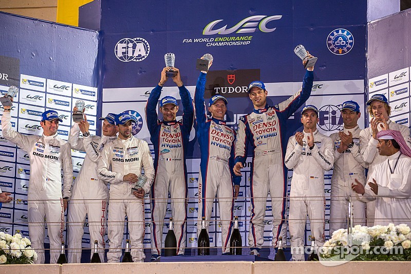 Toyota celebrate as Davidson and Buemi are crowned World Champions